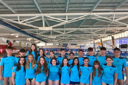 L'equip infantil del CN Lleida