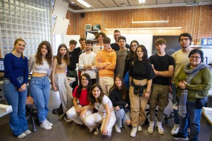 Alumnos y docentes del instituto Caparrella y del centro Stimmatini de Verona.