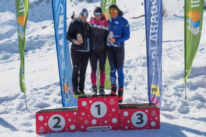 Dos podios leridanos en la FIS de Candanchú