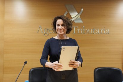 La directora general de la Agencia Tributaria, Soledad Fernández, presentó la Campaña de IRPF 2022.