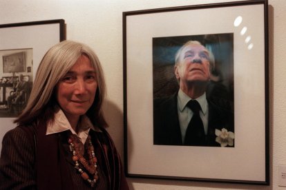 María Kodama en 1998, diez años después de la muerte de Borges.