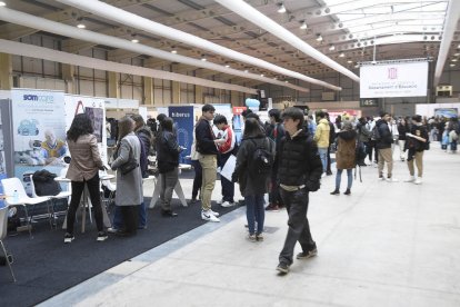 El certamen FormaOcupa va començar ahir al pavelló 4 de la Fira de Lleida i acaba avui.