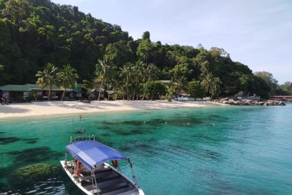 Imagen de archivo de una playa de Malasia.