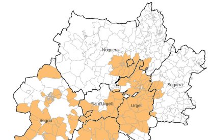 Municipios de Ponent donde están las áreas privadas de caza donde se ha declarado la emergencia cinegética por|para la sobrepoblación de conejos