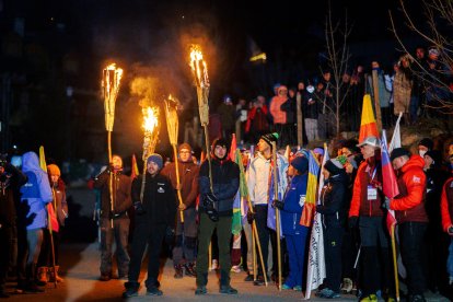 Los ‘fallaires’ fueron protagonistas durante el desfile.