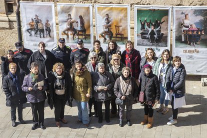 La presentació de la campanya ‘Vindiquem i celebrem’, ahir a Tàrrega.