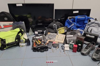 Material recuperat pels Mossos.