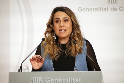 La portaveu del Govern, Patrícia Plaja.