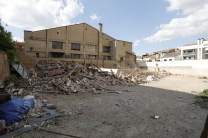 L’estat actual de l’antiga fàbrica de galetes Virginias ubicada a Pardinyes.