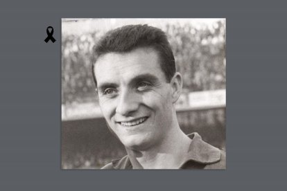 Josep Maria Fusté, en una imatge dels seus temps com a futbolista del Barça.