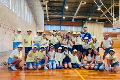 Exhibición de hip hop y freestyle del colegio Lestonnac en Pardinyes