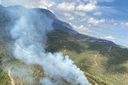 Incendi a Lladurs.