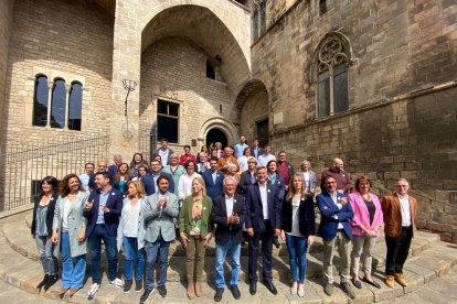 Los 41 integrantes de la lista del alcaldable de Junts al ayuntamiento de Barcelona, Xavier Trias.