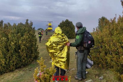 Un participant en la Caminada de Carenes va patir una indisposició.