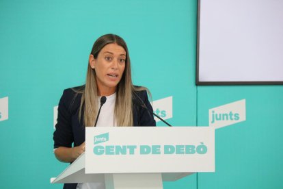 La portavoz de Junts en el Congreso Míriam Nogueras.