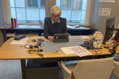 Clara Ponsatí regresó el domingo a Bruselas para participar en dos comisiones en la Eurocámara ayer.