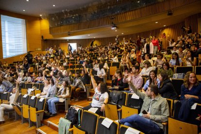 Estudiants i professionals van participar ahir en la jornada celebrada a la UdL.