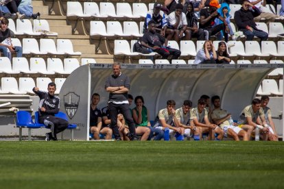 Ángel Viadero, en l’últim partit al Camp d’Esports.