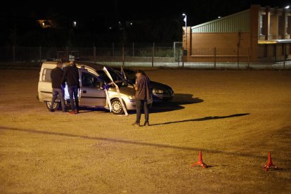 El crimen se produjo en este parking entre la avenida de la Sarda y la calle del Comerç. 