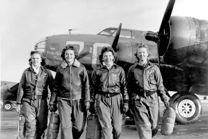 Las mujeres recibieron formación del ejército de EEUU en 1943.