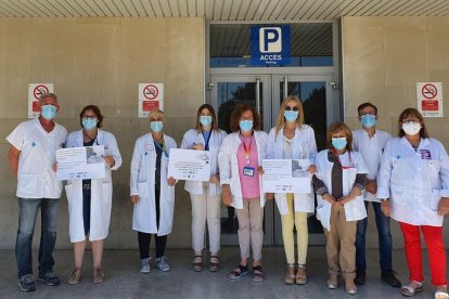 Representants sindicals van protestar en contra que el personal de guàrdia hagi de pagar el pàrquing.