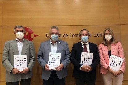 La Cambra de Comerç de Lleida va presentar ahir la memòria de l’entitat de l’exercici passat.