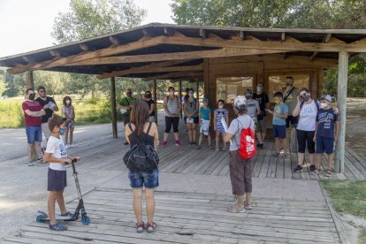 Visita guiada a la Mitjana de Lleida per donar-la a conèixer com a espai per refugiar-se de la calor a l'estiu