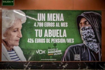 L'Audiència Provincial de Madrid tampoc veu delicte en el polèmic cartell de Vox contra els menors no acompanyats