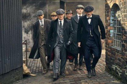 Un fotograma de la magnífica serie ‘Peaky Blinders’.