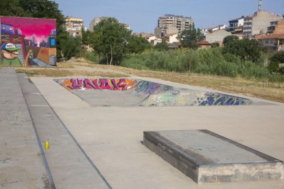 Vista general de la pista de skate de Tàrrega.