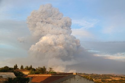 Estabilitzat el 90% de l'incendi de la Conca de Barberà i l'Anoia, que ha cremat 1.657 hectàrees