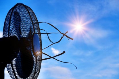 Fotografia il·lustrativa d'un ventilador