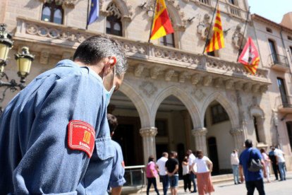 Minuto de silencio en Terrassa.