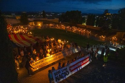 La Marxa de Torxes de Lleida va sortir de l'antic convent del Roser i es va acabar a la Seu Vella.