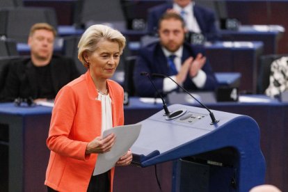 La presidenta de la Comisión Europea, Ursula von der Leyen.