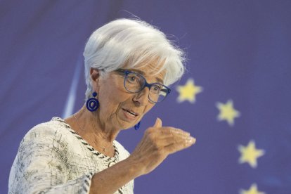 Christine Lagarde, presidenta del Banc Central Europeu.