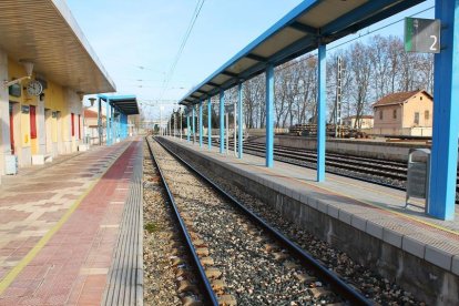 La estación de tren de Les Borges Blanques.