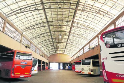 Imagen de archivo de la estación de autobuses de Lleida, que desde marzo de 2022 es un apeadero.