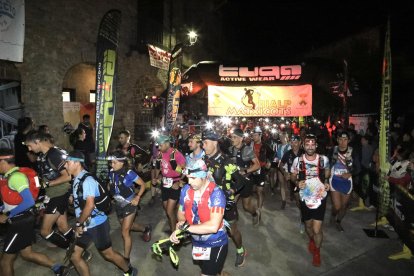 La salida, de madrugada, se la prueba reina de la Matxicots, la Trail de 50 kilómetros.