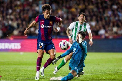 Joao Félix, en una acció del partit de dissabte davant del Betis.