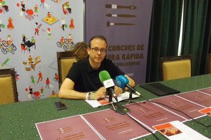 L’alcalde de Mollerussa, Marc Solsona, va presentar ahir el concurs.