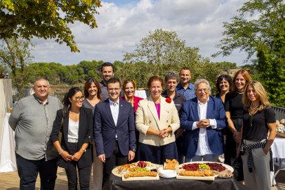 Presentació ahir al Castell de Raymat del Tast de Lleida que s’oferirà durant el festival.