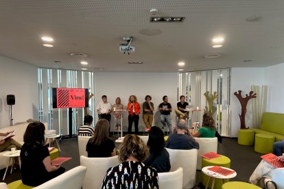 Presentació ahir a la Llotja de la programació de LaTemporada de Lleida fins al desembre.