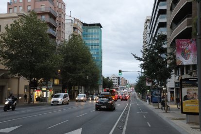 El taxista va ser interceptat durant un control a l’avinguda Catalunya.