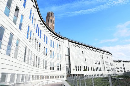 Vista de l’edifici judicial del Canyeret de Lleida.