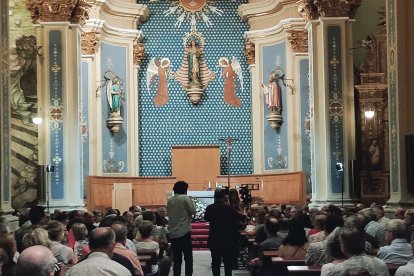 Imatge del cicle musical Garrigues Guitarfest, que es va celebrar aquest estiu al temple.