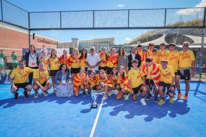 Títol i quarta plaça de la Catalana de pàdel