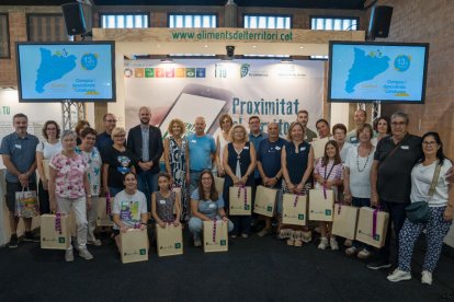 Entrega de premis a l’espai ‘Aliments del territori i tu’.