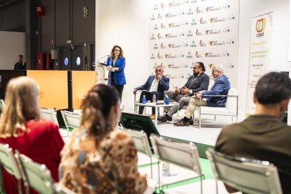 Un moment de la jornada amb Pere Roqué.