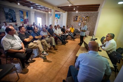 L’acte d’ahir a Tarrés amb Boya i alcaldes de les Garrigues.